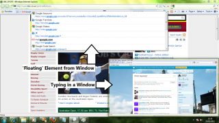 Floating window example